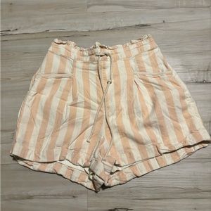 American eagle linen high waisted shorts